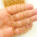 Load image into Gallery viewer, 14k Gold Filled Flat Link Paperclip Chain. 1806FGF