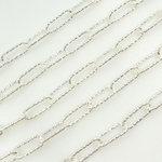 Load image into Gallery viewer, 925 Sterling Silver Diamond Cut Paperclip Link Chain.