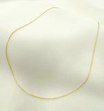 Load image into Gallery viewer, 025SP3TFDT. 14K Solid Gold Wheat Chain