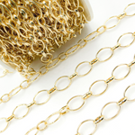 Load image into Gallery viewer, Gold Plated 925 Sterling Silver Oval Link Chain.