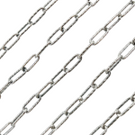 Load image into Gallery viewer, Oxidized Sterling Silver Diamond Cut Paperclip Chain
