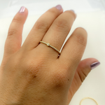 Load image into Gallery viewer, 14K Solid Gold Heart Diamond Ring