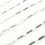 Load image into Gallery viewer, 925 Sterling Silver Diamond Cut Bar Link Chain