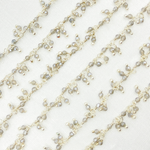 Load image into Gallery viewer, Coated Grey Moonstone Cluster Dangle 925 Sterling Silver Wire Chain. CMS93