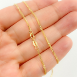 Load image into Gallery viewer, 14K Solid Gold Wheat Chain