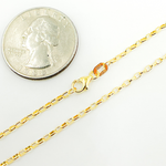 Load image into Gallery viewer, 14K Solid Gold Cable Chain
