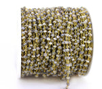 Load image into Gallery viewer, Silverite Roundel Shape Wire Wrapped Chain