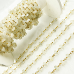 Load image into Gallery viewer, Siloni Moonstone Gold Plated Wire Chain.