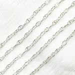 Load image into Gallery viewer, 925 Sterling Silver Smooth Marina Link Chain