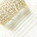 Load image into Gallery viewer, White Freshwater Pearl Sterling Silver Wire Chain