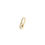 Load image into Gallery viewer, Solid Gold Oval Clasp