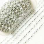 Load image into Gallery viewer, Siloni Moonstone Oxidized Wire Chain.