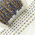 Load image into Gallery viewer, Lapis Lazuli Wire Chain