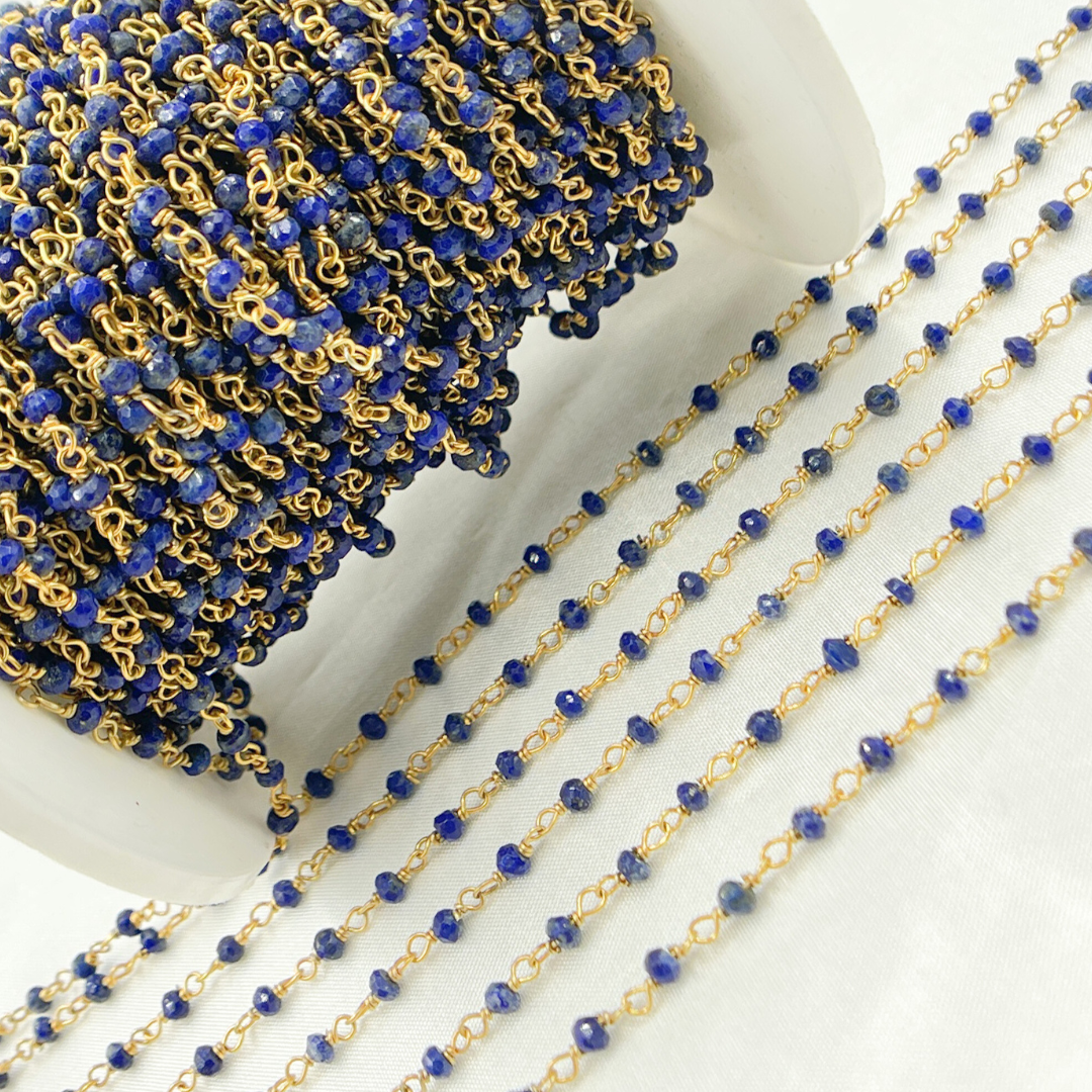 Lapis Lazuli Wire Chain