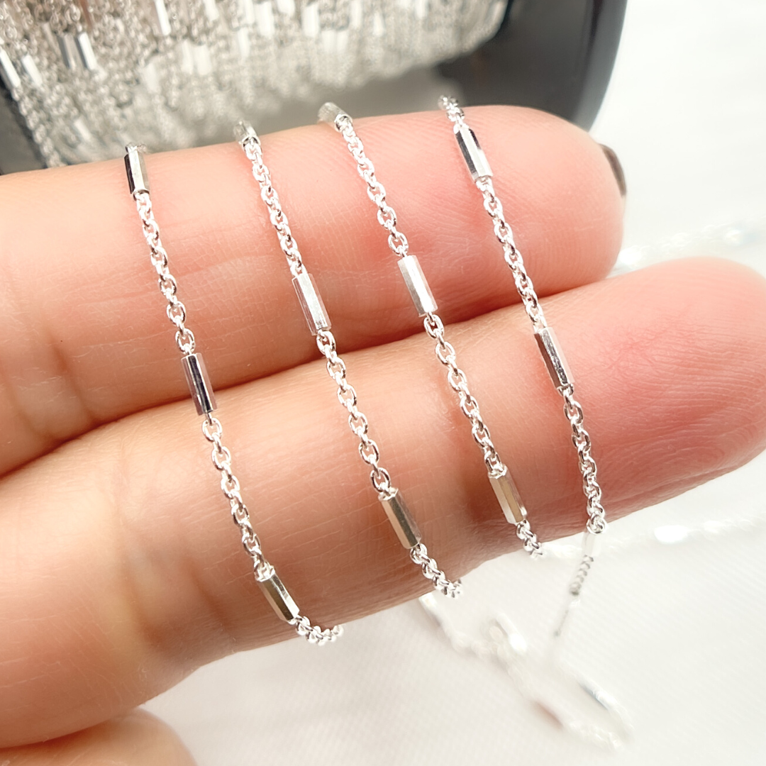 Sterling Silver Satellite Chain