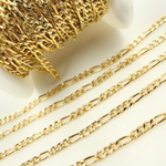 Load image into Gallery viewer, 14K Gold Filled Figaro Link Chain