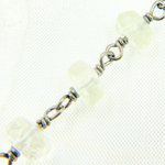 Load image into Gallery viewer, Green Amethyst Oxidized Wire Chain