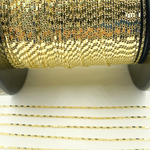 Load image into Gallery viewer, Solid Yellow Gold Diamond Cut Bars Link Chain by Foot