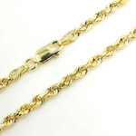 Load image into Gallery viewer, 14K42. 14K Solid Gold Rope Necklace