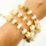 Load image into Gallery viewer, Ethiopian Opal Oxidized Wire Chain