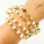 Load image into Gallery viewer, Ethiopian Opal Oxidized Wire Chain