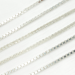 Load image into Gallery viewer, Sterling Silver Box Link Chain