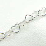 Load image into Gallery viewer, Sterling Silver Heart Link Chain
