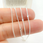 Load image into Gallery viewer, 925 Sterling Silver Satellite Curb & Diamond Cut Marina Link Chain