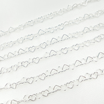 Load image into Gallery viewer, Sterling Silver Heart Link Chain