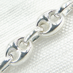 Load image into Gallery viewer, Sterling Silver Puff Marina Link Chain