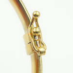 Load image into Gallery viewer, 14K Solid Gold Matte Textured Bangle
