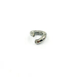 Load image into Gallery viewer, Sterling Silver Black Rhodium 8mm Hammered Open Jump Ring
