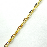 Load image into Gallery viewer, 14K Gold Flat Marina Link Chain