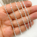 Load image into Gallery viewer, 925 Sterling Silver Marina and Cable Link Chain