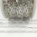 Load image into Gallery viewer, 925 Sterling Silver Paperclip Chain