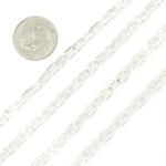 Load image into Gallery viewer, 925 Sterling Silver Flat Oval Link Chain
