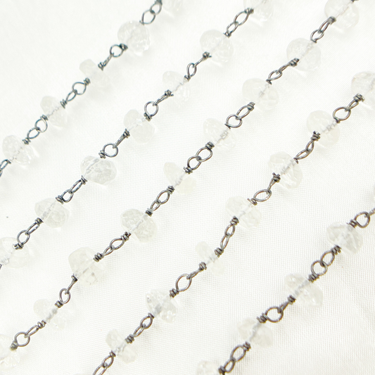 Crystal Oxidized Wire Chain