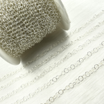 Load image into Gallery viewer, 925 Sterling Silver Twisted Round Link Chain.