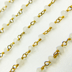 Load image into Gallery viewer, Siloni Moonstone Gold Plated Wire Chain.
