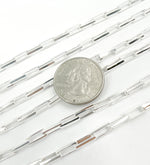 Load image into Gallery viewer, X16SS. Sterling Silver Flat Box Link Chain