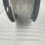 Load image into Gallery viewer, 925 Matt Sterling Silver Flat Curb Chain