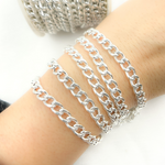 Load image into Gallery viewer, 925 Sterling Silver Curb Chain