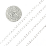 Load image into Gallery viewer, Black Rhodium Matt Sterling Silver Paperclip Chain