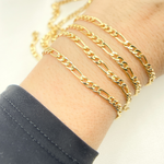 Load image into Gallery viewer, 14K Gold Filled Figaro Link Chain