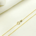 Load image into Gallery viewer, 14K Solid Yellow Gold Rolo Chain