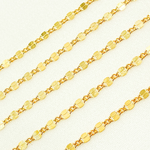 Load image into Gallery viewer, 14k Gold Filled Flat Marina Link Chain