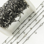 Load image into Gallery viewer, Cubic Zirconia Heart Shape Dangle & Connected Wire Chain