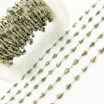 Load image into Gallery viewer, Pyrite 925 Sterling Silver Wire Chain