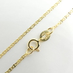 Load image into Gallery viewer, Solid Gold Flat Marina Link Chain