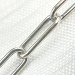 Load image into Gallery viewer, Oxidized 925 Sterling Silver Paperclip Chain